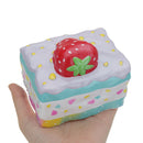 Kiibru Strawberry Mousse Cake Squishy 10*8*8.5CM Licensed Slow Rising With Packaging Collection Gift