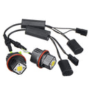 2Pcs E39-K80 18LEDs Car Angel Eyes Lights LED Lamps 160W 5000LM 7000K for BMW  E39 E53 E65 E66 E60 E61