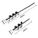 5x22/5x45cm Garden Auger Small Earth Planter Drill Bit Post Hole Digger Earth Planting Auger Drill Bit for Electric Drill