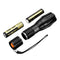 XANES A100  T6 800Lumens 5Modes Brightness Zoomable Tactical LED Flashlight Suit