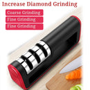 New Home Fast Knife Sharpener Kitchen Gadget Sharpening Stone Multi-Function Diamond Cutting Vegetable Sharpening Artifact