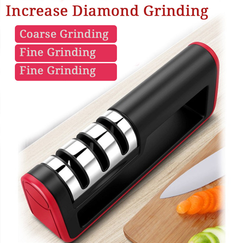 New Home Fast Knife Sharpener Kitchen Gadget Sharpening Stone Multi-Function Diamond Cutting Vegetable Sharpening Artifact