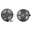 2PCS 5M 5050 SMD RGB Waterproof LED Strip Lights + Wifi Alexa Amazon Controller + DC12V Power Supply