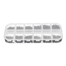 Suleve MXCP5 1200Pcs Mini Phillips Screw Micro Electronic Black Round Head Self Tapping Screw Kit M1 M1.2 M1.4 M1.7