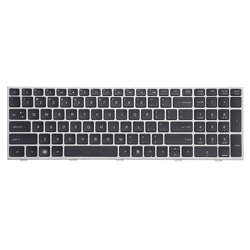 Laptop Replace Keyboard For HP ProBook 4540 4540S 4545 4545S Series Notebook With Silver Frame