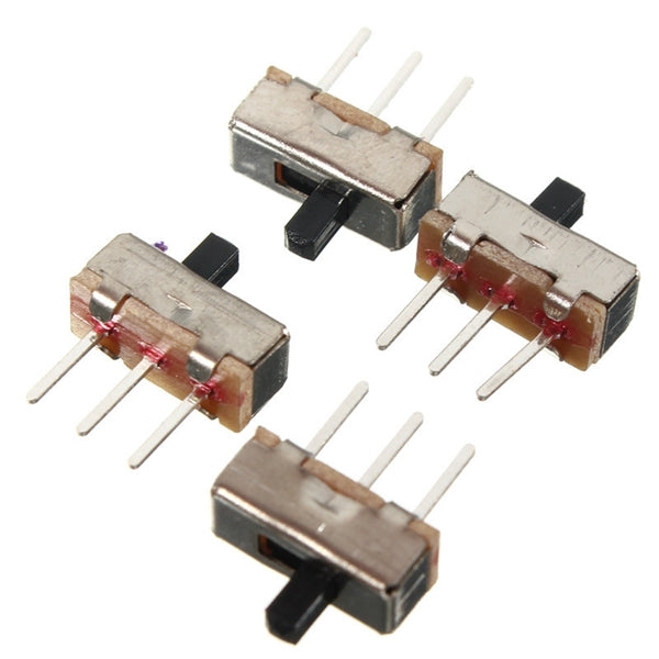 60pcs SS12D00G3 2 Position SPDT 1P2T 3 Pin PCB Panel Mini Vertical Slide Toggle Switch