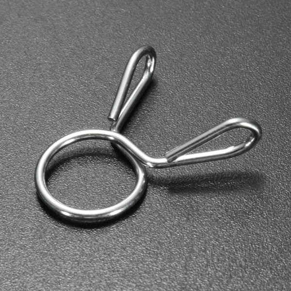 50pcs 10mm Fuel Line Hose Tubing Spring Clips Clamps For Motorcycle ATV Scooter