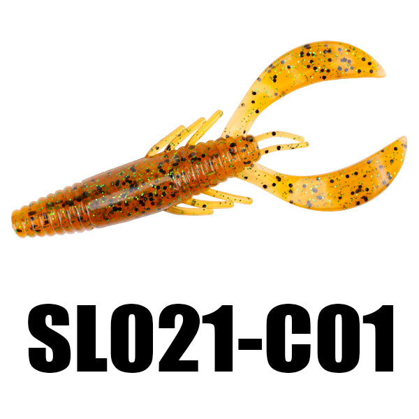 SeaKnight SL021 4pcs Soft Fishing Lure 110mm 11.5g Swinbait Fishig Worm Shrimp Bait