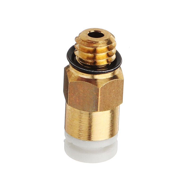 10pcs Creality 3D M6 Thread Nozzle Brass Pneumatic Connector Quick Joint For 3D Printer Remote