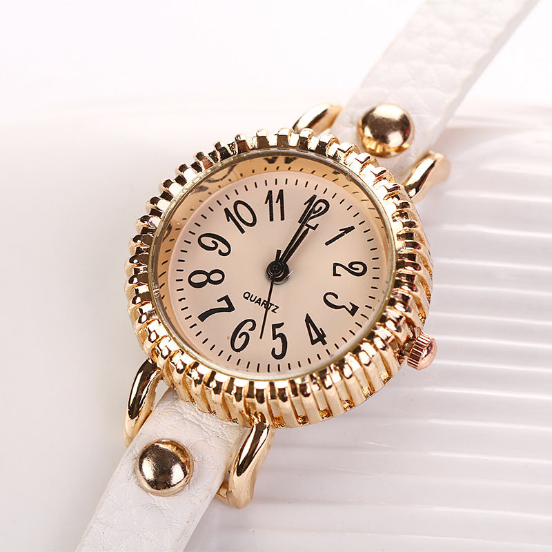 Fashion Three Pearl Women Watch Ladies Dress Watch Bracelet Quartz Watch