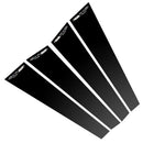 6Pcs Black Pillar Posts Set Cover Door Coating for BMW 5-Series PC Trim Window