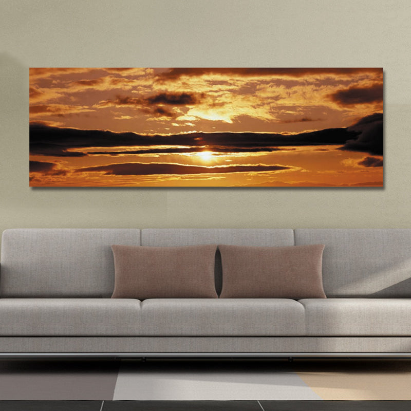 DYC 10391 Single Spray Oil Paintings Photography Landscape Sunrise WallArt For Home Decoration