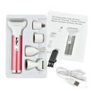 5 In 1 Lady Shaver Bikini Wet and Dry USB Rechargeable Electric Shaver