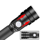 XANES X-851 XH-P50 Zoomable Flashlight USB Rechargeable 3 Modes Waterproof LED Light 18650 Battery