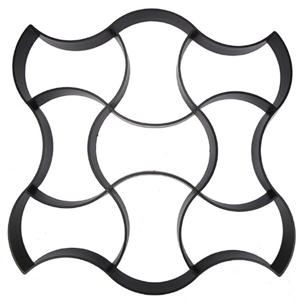 Cement Brick Mold Walk Maker Irregular DIY Concrete Molds Reusable Plastic P ath Maker Steeping Stone Paver