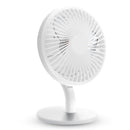LyRay USB Desktop Fan Mini Office Mute Fan Air Circulation Automatic Frequency with 2000mAh Battery Capacity