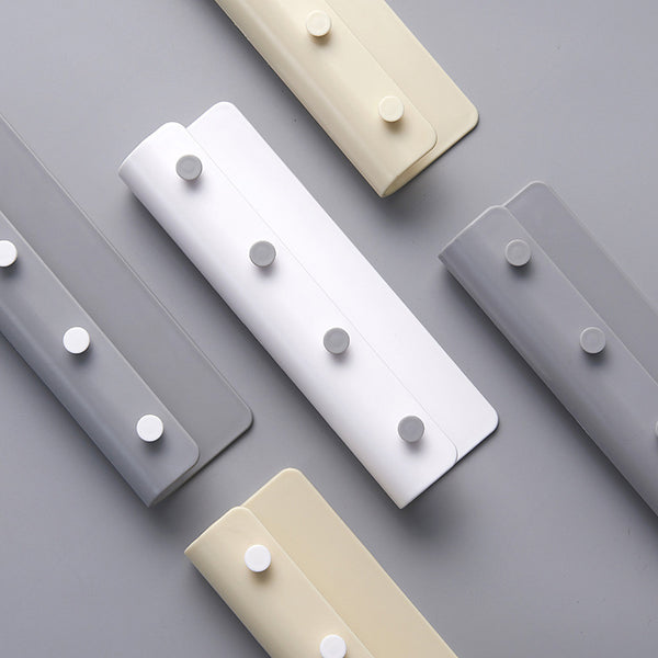 Plastic 4 Hooks Storage Rack Cloth Hanger Bathroom Toiletry Kitchen Utensils Holder Organizer Books Stand Decoration