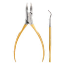 Y.F.M Ingrown Toenails Nipper Clipper Paronychia Care Precision Cutter Thick Stainless Steel