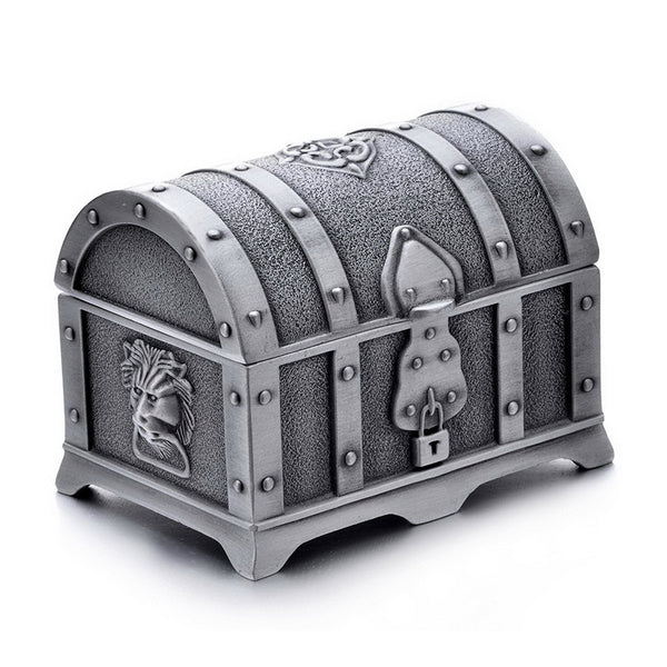 Alloy Dice Storage Box Jewelry Box Treasure Chest High-grade Luggage Box Coin Collecting Box