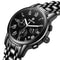 STRYVE S9601 Luminous Display Fashion Stainless Steel Strap Zinc Alloy Case 24hours Display Men Quartz Watch