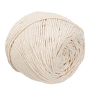 L350M D2mm Macrame Rope Natural Beige Cotton Twisted Cord Braided Wire For Hand Craft