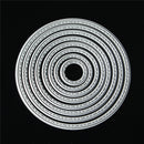 8PCS Ring Metal Die Cutting DIY Scrapbook Photo Paper Card Gift Party Decor