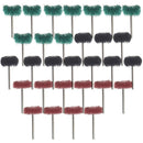 30pcs 25mm Diameter Abrasive Wheel Buffing Polishing Wheel Set for Rotary Tool