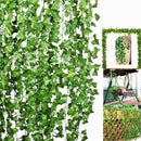 10Pcs Artificial Trailing Ivy Vine Leaf Ferns Greenery Garland Plants Foliage Flowers Decorations