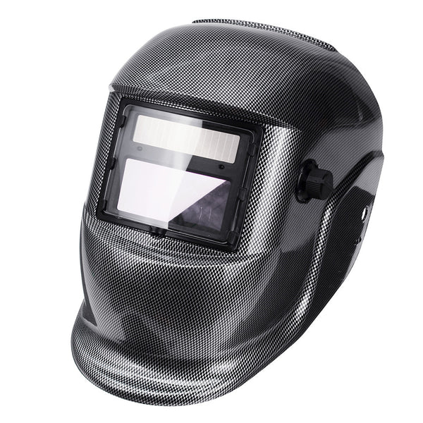 Solar Auto Darkening Welding Helmet Arc Tig Mig Welding Mask Grinding Carbon Fiber