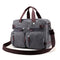 4 Styles Canvas Convertible Backpack Briefcase Multi-Pocket Laptop Bag Messenger Shoulder Bag