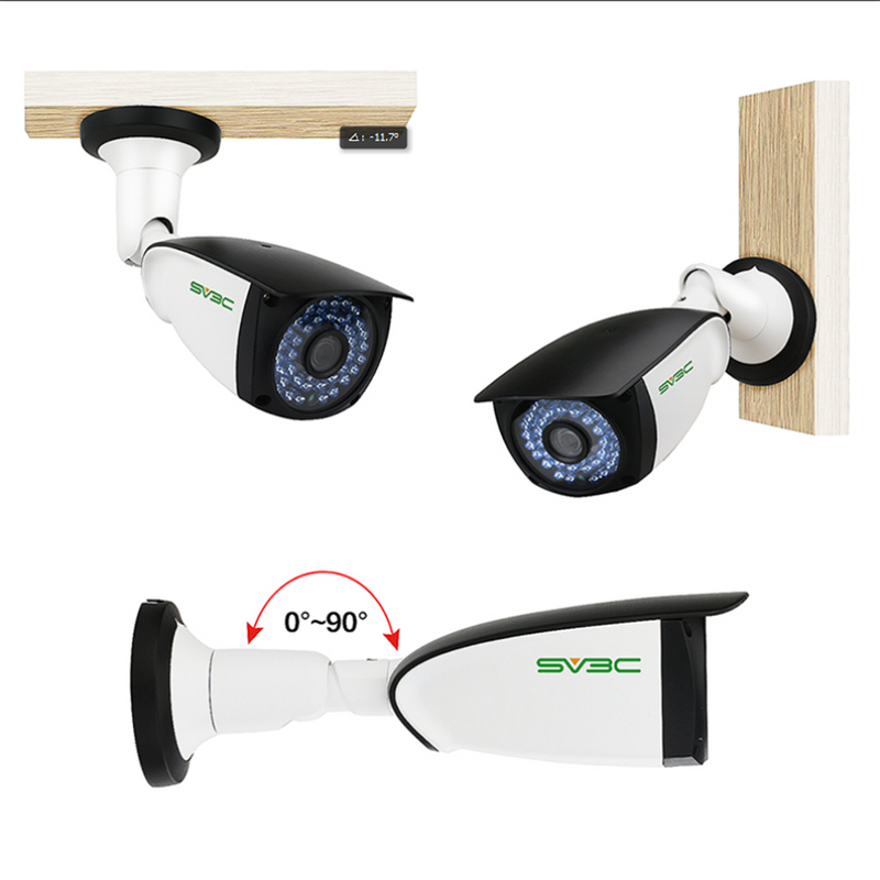 SV3C B06POE-3MP-A  POE 3MP IP Camera Waterproof Camera H.265 ONVIF Home WIFI Camera Baby Monitors