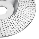 Drillpro 4 Inch Extreme Shaping Disc Tungsten Carbide Wood Sanding Carving Disc for Angle Grinder