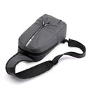 Xmund XD-DY10 5.7L USB Anti Theft Chest Bag Oxford Cloth Shoulder Bag Camping Travel Hiking Crossbody Bag