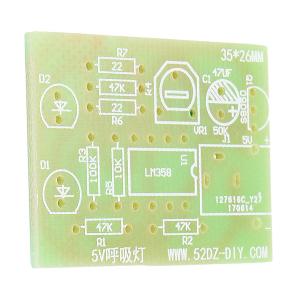 5V Breathing Light Kits DIY Blue Flashing Lamp Electronic Sets LED 5mm