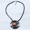 Unisex Fidget Spinner Necklace Twine Pendant Necklace for Men Women