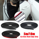 5 10M Gloss Carriage Protection Door Lamp Rear Edge Protector Car Stickers Rubber Strip