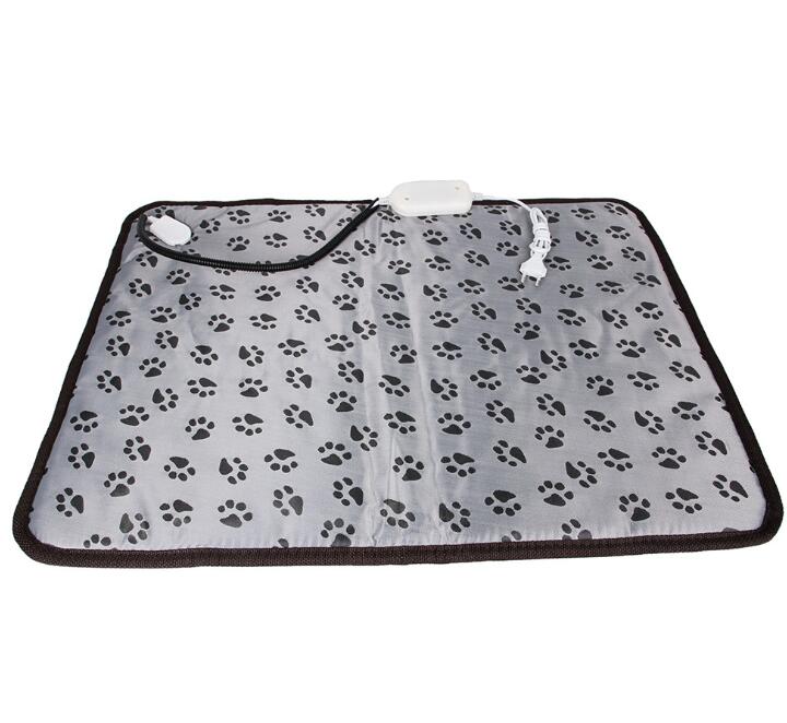 Pet Electric Heating Mat Cushion Waterproof Puppy Dog Cat Heated Pad Winter Warmer
