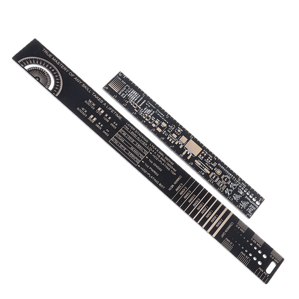 20/25cm PCB Ruler Measuring Tool Resistor Capacitor Chip IC Electronic Straight Scale Engineering Ruler