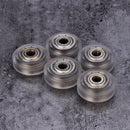 5pcs Transparent Pulley Wheel with 625zz Double Bearing for V-slot 3D Printer
