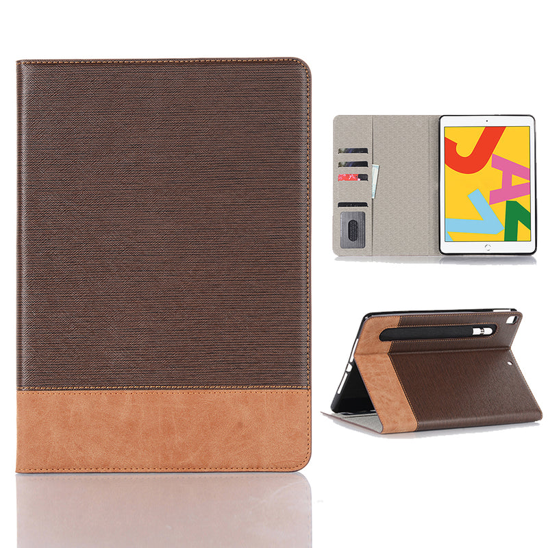 Bakeey PU Leather Flip with Card Stylus Slots Stand Full Cover Tablet Protective Case for iPad 10.2 inch 2019