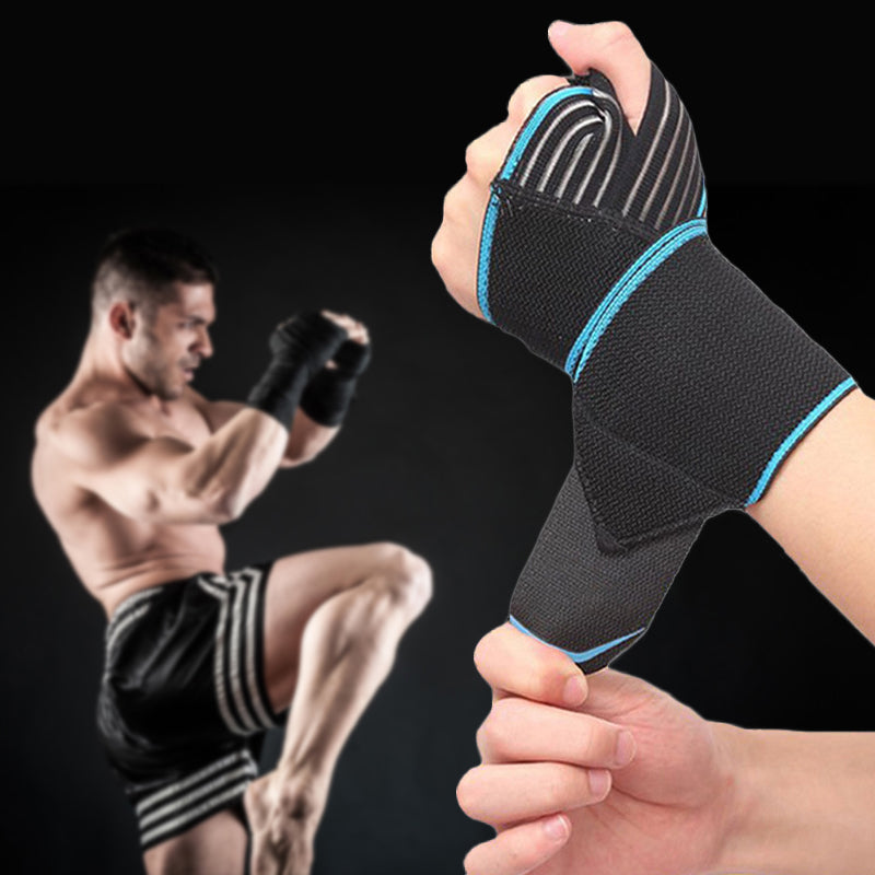 1Pcs Wrist Support Hand Bandage Wristband Weightlifting Bracers Sports Fitness Training Protector