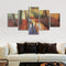 5Pcs Modern Autumn Forest Canvas Print Paintings Poster Wall Art Picture Home Decor Unframed