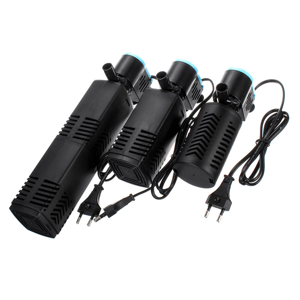 3IN1 Aquarium Filter Pump Submersible Water Pump Internal Oxygenation Surfing Pumping Filter