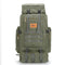 80L Large Capacity Outdoor Military Hiking Canvas Backpack Rucksack Travel Bags