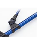 GW 1.9m/2.1m/2.3m Stainless Steel+Rubber+Silica Gel Fishing Bracket Outdoor Portable Retractable Fishing Holder Fishing Chair Accessories -Blue