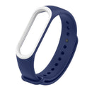 Dual Colorful TPU Watch Band Watch Strap Replacement for Xiaomi Miband 4