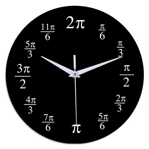 Emoyo ECY032 Creative Mathematics Wall Clock 3D Wall Clock For Home Office Decorations