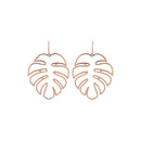 Statement Ear Drop Earring Trendy Hollow Leaves Ethnic Jewelry Long Dangle for Women