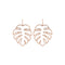 Statement Ear Drop Earring Trendy Hollow Leaves Ethnic Jewelry Long Dangle for Women