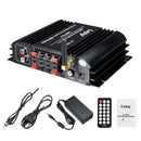 LP-269S HiFi Digital Stereo Bluetooth Amplifier US Plug 2 Channel Powerful Sound Compatible With Car Motorcycle Computer Speaker